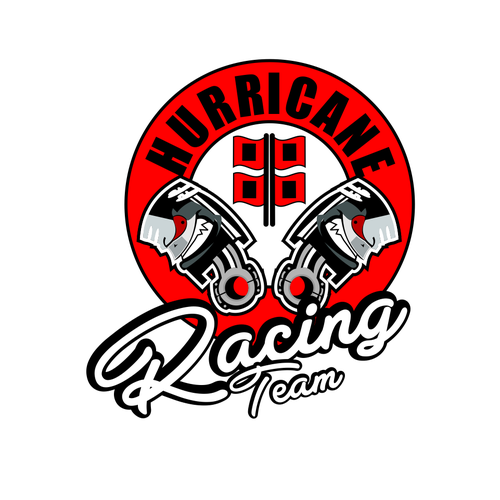 Motorsport racing team logo design for Hurricane Racing Team | Logo ...