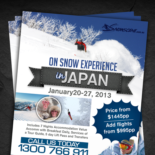 Help Snowscene with a new postcard or flyer Réalisé par sercor80