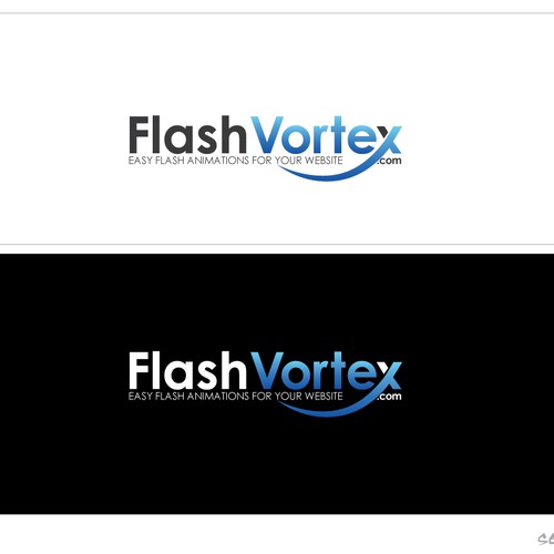 FlashVortex.com logo Design by sevenluck