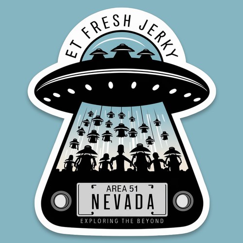 UFO Sticker contest! Design by PEDROVALERODSGN ✅