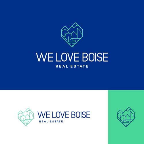 Logo creation capturing quality of life and moving to Boise, ID w/outdoors and downtown components Design by Ounove