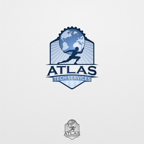 Guaranteed-  Create a logo and branding concept for Atlas Tech Services Design by DedovArt