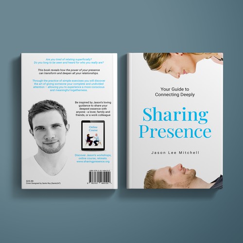 Mindfulness Book Cover on Sharing Presence Design by SantoRoy71