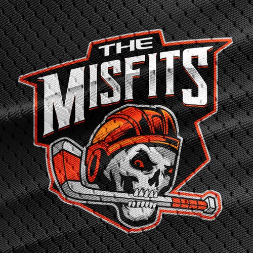 コンペ「The Misfits Hockey Tournament Team」のデザイン by Mitarimさん 