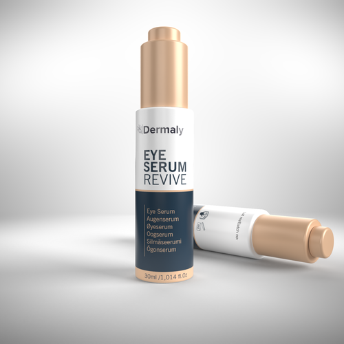 Eye serum bottle design Design by DZINEstudio™