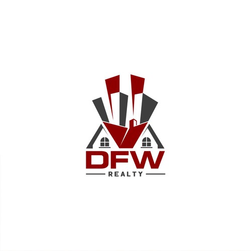 Real Estate Brokerage Logo for DFW Realty (DFW - Dallas-Fort Worth, TX) Design by wali99