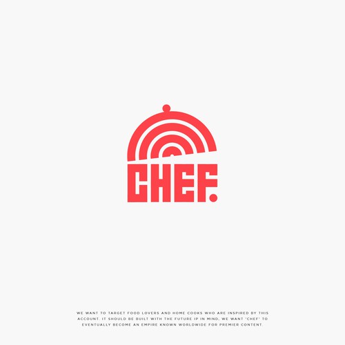 "CHEF": Food & Cooking Social Media Logo Design by NouNouArt