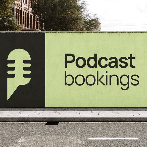 Podcast booking logo needed Design by Bu.