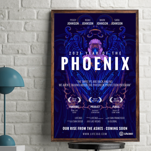 Fun Faux Movie Poster for a Public Company - 2021 Phoenix Design by anggiatosdelogos