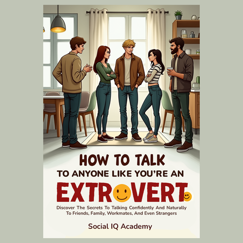 Design a catchy "How To Talk To Anyone" book cover Design by Alexandr_up