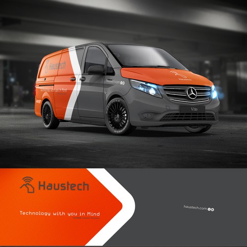 Haustech Mercedes Metris Wrap Ontwerp door corpNL