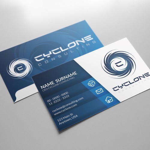 Envision & create a sleek and futuristic cyclonic (swirling) illustration for Cyclone Consulting Design by Kern