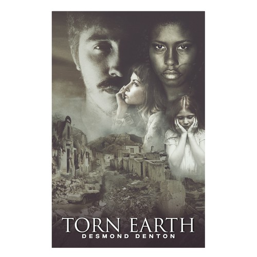 Dramatic book poster for an epic historical inspired earthquake tale (1969 TULBAGH SOUTH AFRICA) Design by didiwahyudi.trend