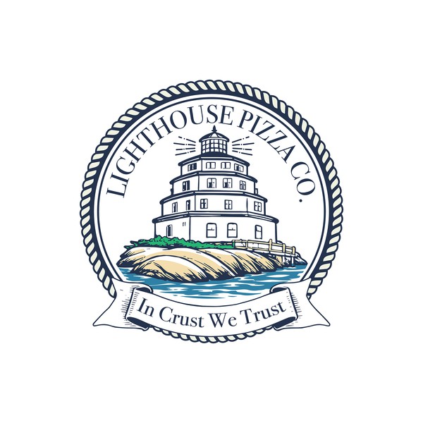 Design by ⭐ the bugz ⭐ titled "Logo for Lighthouse Pizza"