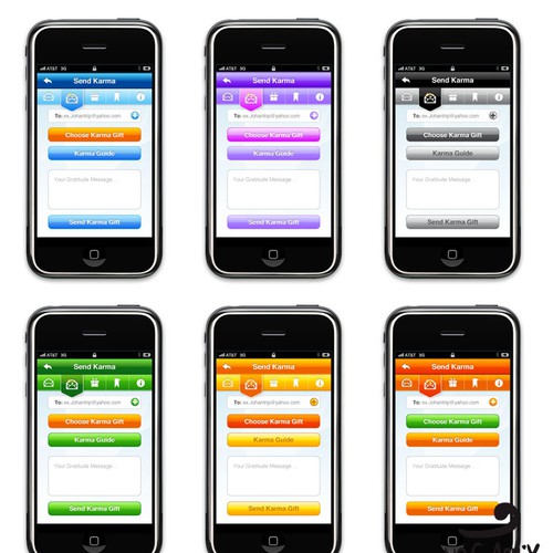 mobile app design required Ontwerp door NoGraphix