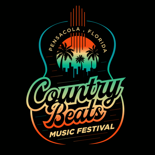 Iconic logo for iconic event for country music festivals in Florida Design by Jacob Gomes