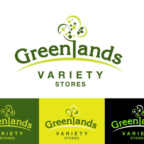 logo for Greenlands Variety Stores | Logo design contest