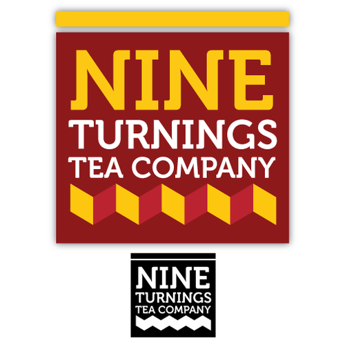 Tea Company logo: The Nine Turnings Tea Company Diseño de dfdfds