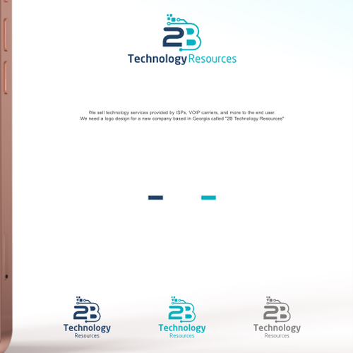 We need a professional, but memorable logo for our tech resource company Design by is_RoM graphic