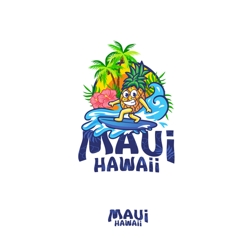 A T-Shirt Design to appeal to travelers to Maui Hawaii Design by Ongie
