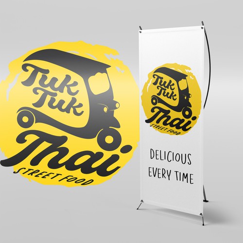 Design Tuk Tuk Thai - Logo for a thai restaurant por adrian perdana