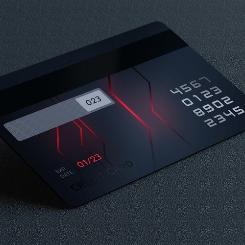 Credit Card design Design by georgedesigner