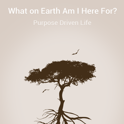 Book cover redesign for "What on Earth Am I Here For? The Purpose Driven Life" by Rick Warren Design by Uniq