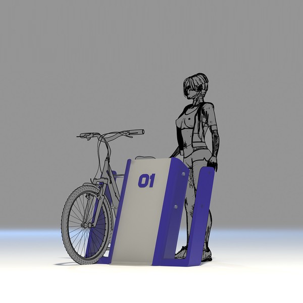 Design criado por wisnu 3ds com o nome "Bicycles parking and storage"