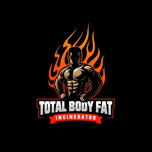 Design a custom logo to represent the state of Total Body Fat Incineration. Diseño de Orn DESIGN