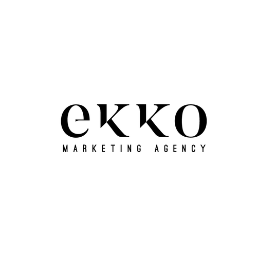 SIMPLE LOGO - ekko Letters then dm after Design by GK_Kolektiv