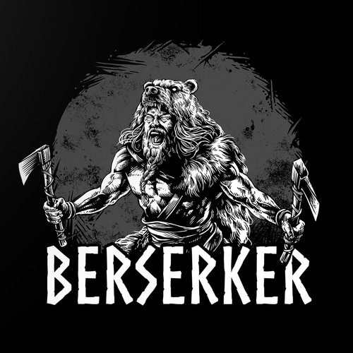 Create the design for the "Berserker" t-shirt Réalisé par wargalokal