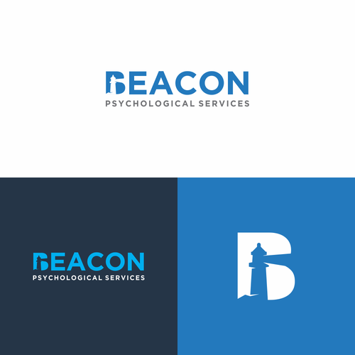 Logo for psychologist private practice providing therapy. Serious but hopeful. Design by Nirvana666