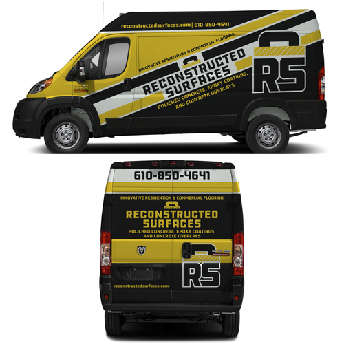 Reconstructed Surfaces Badass Vehicle Wrap Design von ATJEH™