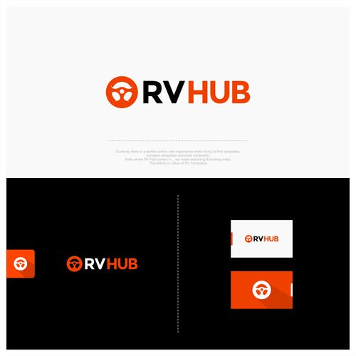 RV Hub, a campsite booking company Design by PIXSIA™