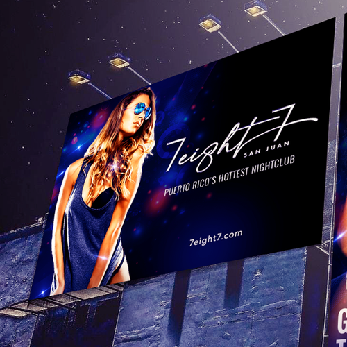 Billboard for a Nightclub and Gentlemen’s Club Design by Andrian VRA