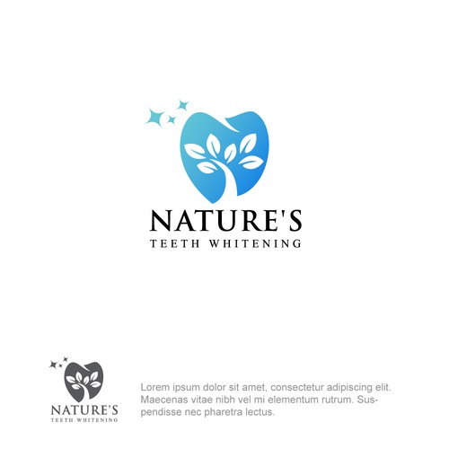 Nature's Teeth Whitening - Needs a Natural Company Logo Design by hasnagraphics