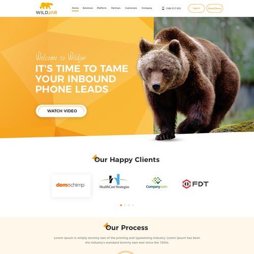 Web page design contest entry by ImpactDesigners