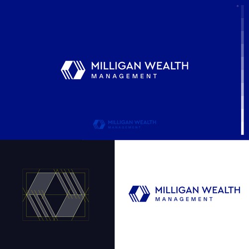 Simple elegant logo to attract clients for wealth manager Design by Wajahat_designs