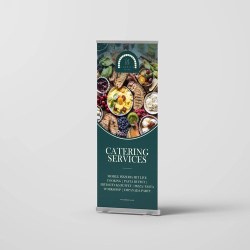 Roll-Up for special Catering Design von @rysmrn
