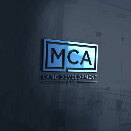 Design a simple modern logo for land development business. Design by anindiya