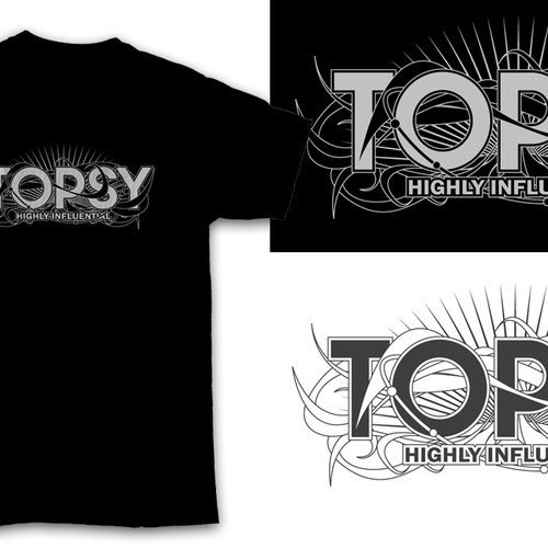 T-shirt for Topsy Réalisé par Atank