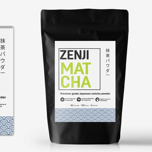 Japanese Matcha Product Needs Label - *GUARANTEED & BLIND* Design by cynemes