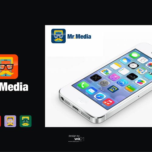 Design a logo for Mr. Media. A new name in mobile entertainment. Design by vali21