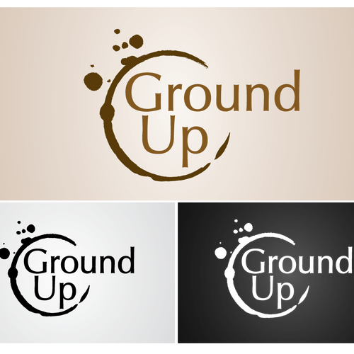 Create a logo for Ground Up - a cafe in AOL's Palo Alto Building serving Blue Bottle Coffee! Design por elks