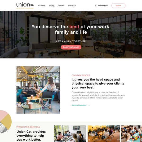 Co-work Webdesign