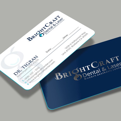 Modern Dental and Medical SPA business card Design por RENEXIT