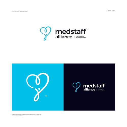 MedStaff Alliance - Logo Design by FF3 ˢᵗᵘᵈⁱᵒ