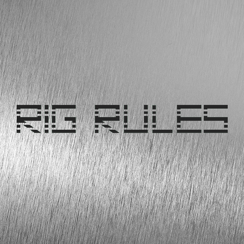 Rig Rule needs Lettering Design (wordmark) Design by designRays
