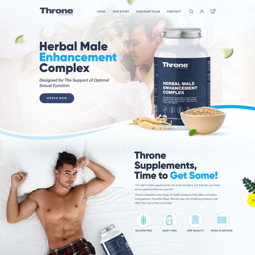 Diseño de Supplement Website de Realysys