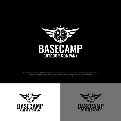 Design a Military Brand Style Logo for A Veteran Ran Hiking Food Company Design by StudioJack